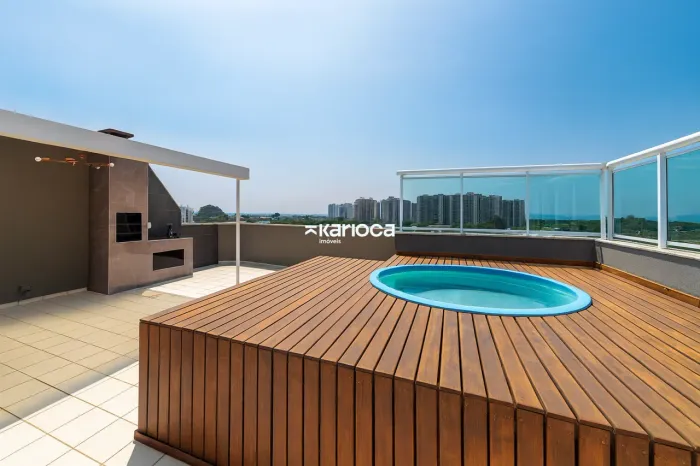 Cobertura com 3 dormitórios para locação, 170 m² - Avenida Salvador Allende - Recreio dos 