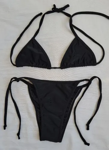 Biquíni Preto Dits cortininha - P/M