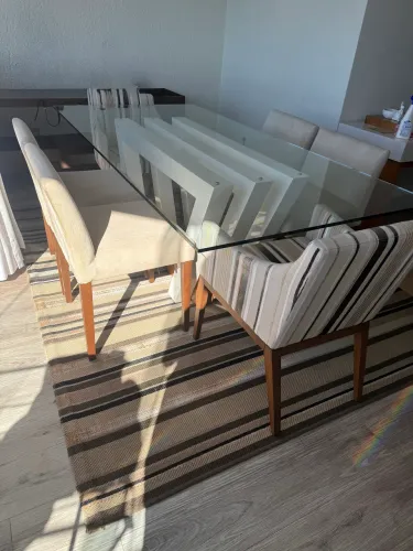 Sala de Jantar moderna com 6 cadeiras