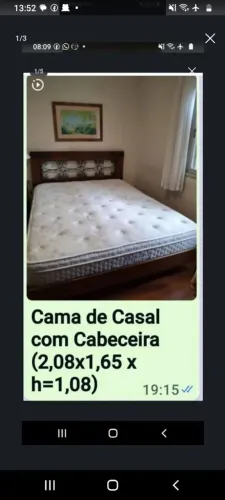 Retirada jardim miriam so hoje cama casal madeira maçiça  nova oferta so hoje 