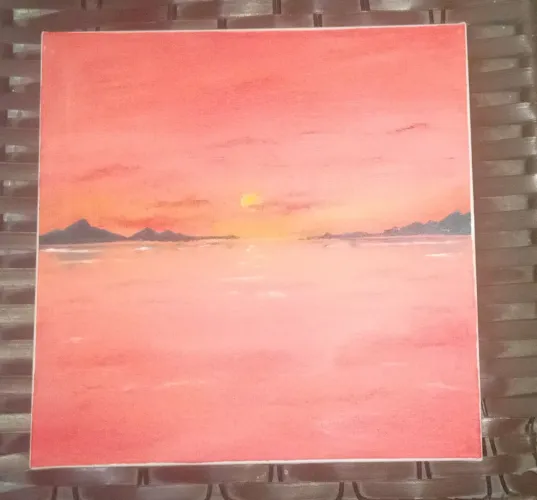 Quadro pôr do sol 