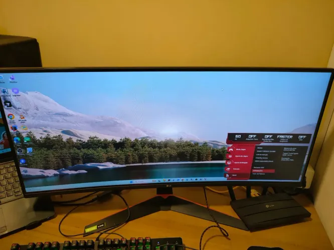 Monitor Gamer LG 34' IPS, Curvo Ultra Wide, 144hz - 34GL750