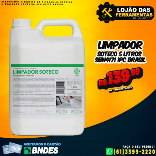 Limpador Soteco 5 Litros SBN4171 IPC Brasil