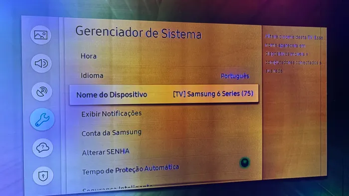 TV Samsung 75?