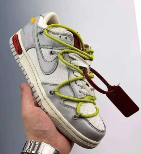 Tênis Nike Dunk Low LTHR off-white nº 40