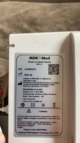 Bomba de infusão mdkmed
