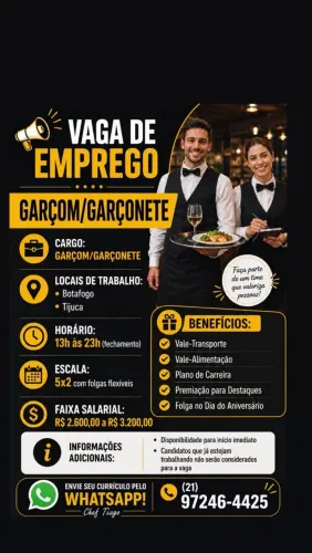 Garçom/garçonete