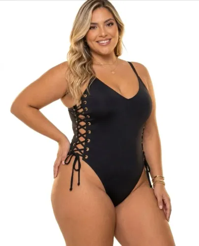 Maiô ilhós plus sexy modelador