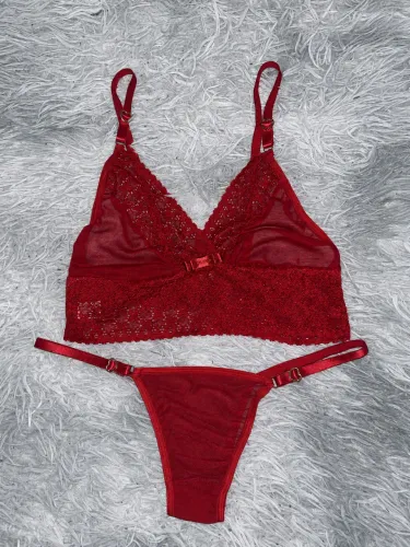 Lingerie Vermelha Feminina 