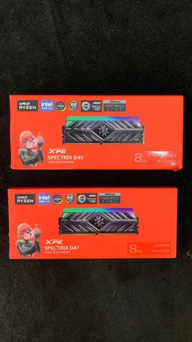 16GB (2X8GB) XPG D41 RGB 3200MHZ