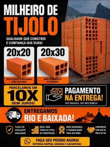 Tijolo para construção