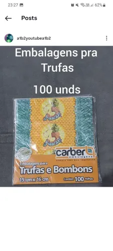 Embalagens pra Trufas