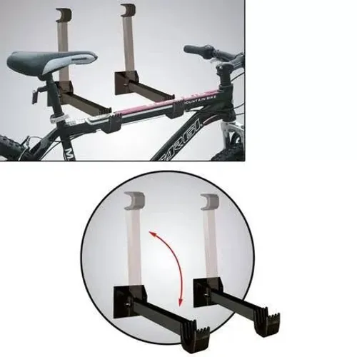 Suporte parede horizontal átrio ciclismo