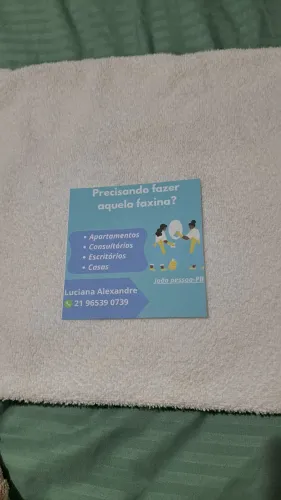 Ofereço meu serviços de diarista