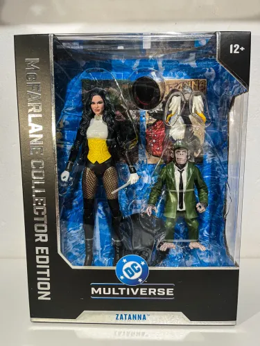 Zatana e Detetive Chimp Mcfarlane Collector Edition DC Multiverse