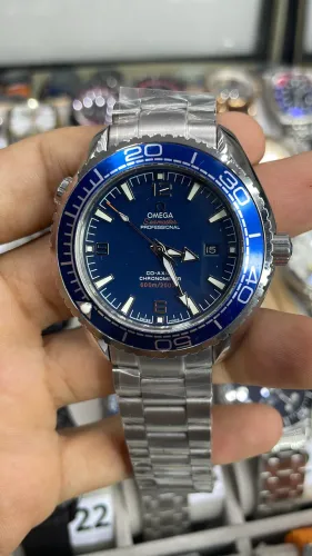 Relógio Omega Automático Premium Visor em safira