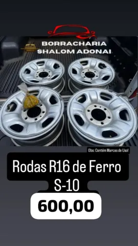 Rodas Aro 16 C10 - Jogo com 4 Peças (Repasse)