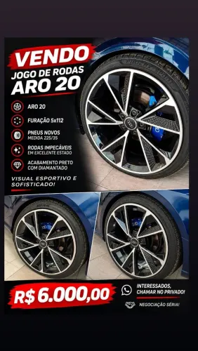 rodas aro 20 5x112 225/35
