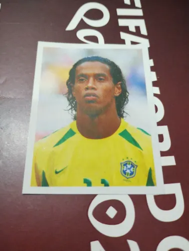 Figurinha Brasil de todas as Copas Ronaldinho Gaúcho 