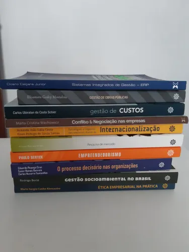 Coleção livros administração