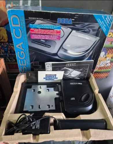 Console Sega CD completo 
