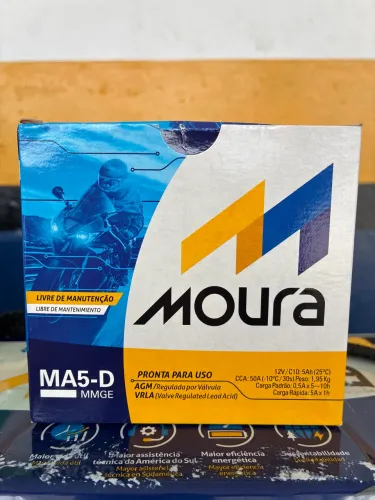 Bateria Moura Moto 5 amp