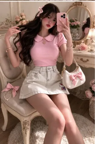Saia jeans Hello Kitty tm 32/34