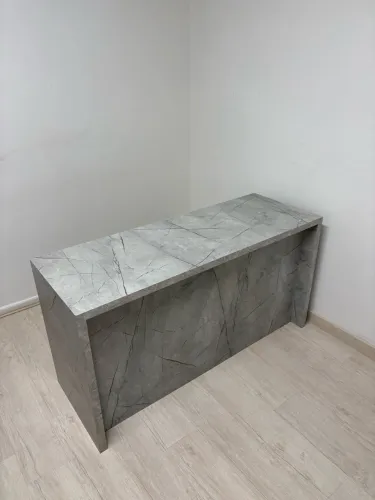 Balcão cinza marmorizado