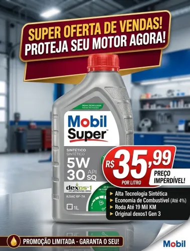ÓLEO MOBIL CARRO