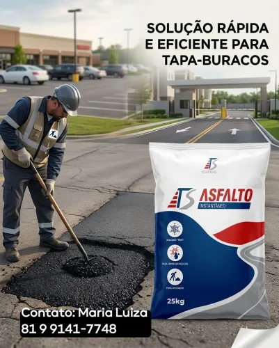 Asfalto frio ensacado 