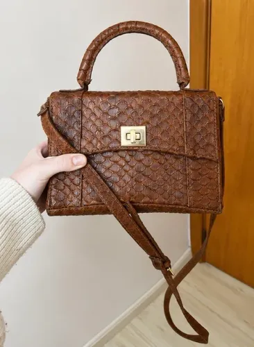 Bolsa Couro Cobra Anzetutto