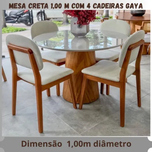 Mesa Cone com Cadeiras Gaya