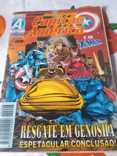 gibi Capitão América #208, publicado pela Editora Abril em setembro de 1996.