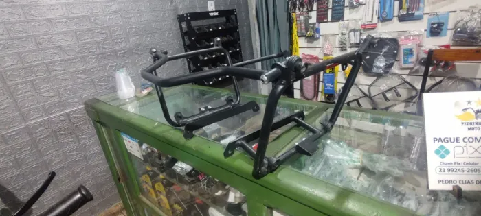 Suporte baús laterais chapam para Tiger 1200 2012 a 2021