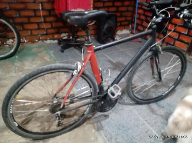 BICICLETA PRA PRÁTICA DE CORRIDA,QUADRO ALUMÍNIO COM MARCHA