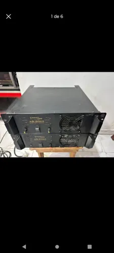 Vendo amplificador timesones 2004 2000 wats em 4 ohms semi novo .só resta esse .