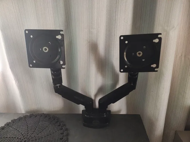 Suporte duplo para monitores (pistao a gás)