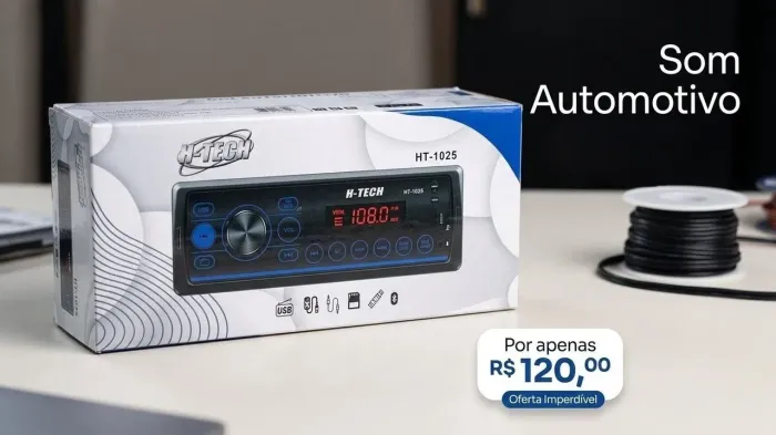 Som automotivo bluetooth 
