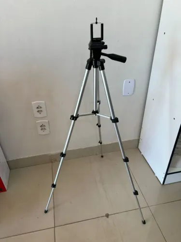 Tripé De Aluminio Ajustável 1,2 Mt Com Bolsa De Transporte