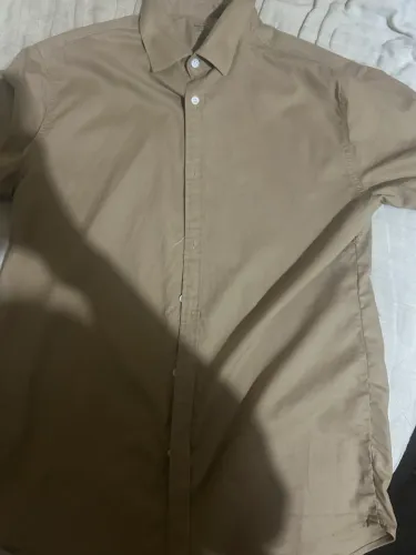 camisa linho, manga curta. Nova, nunca usada.