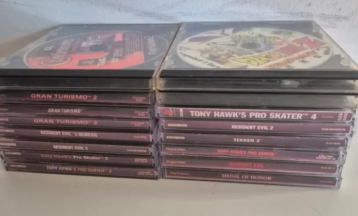 Jogos de ps2 e ps1 paralelo