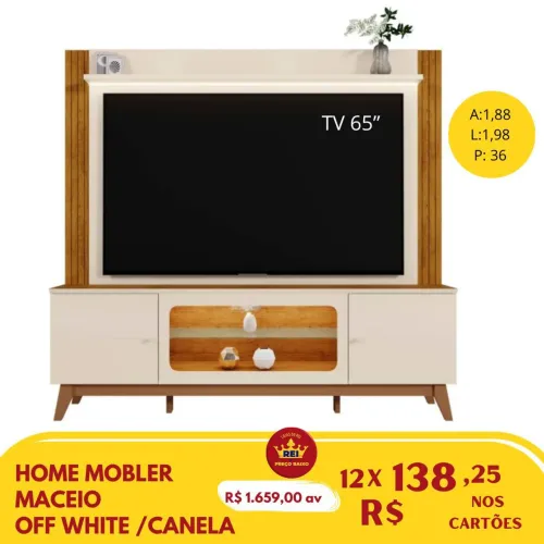 PROMOÇÃO URGENTE - Home Painel + Rack para Tvs com até 65 POLEGADAS Disponível