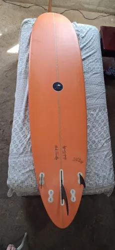 Prancha de surf Mini long 7'7" x 22" x 3" 51 L Shaper Andre Torelly