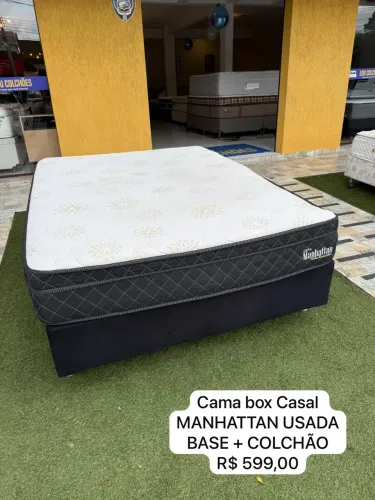 Cama Box Casal MANHATTAN USADA - ENTREGO 