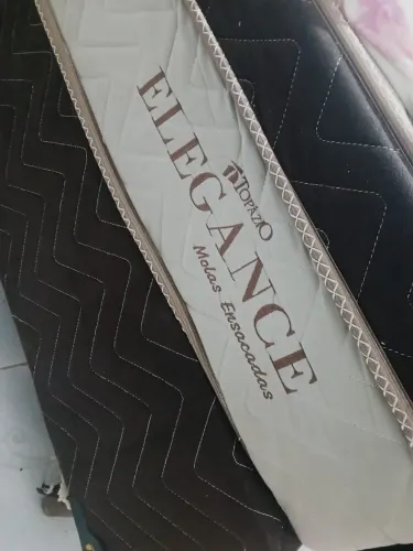 Conj.Cama box Queen topázio