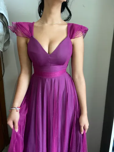 Vestido de formatura usado apenas uma vez