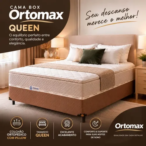CAMA BOX ORTOMAX QUEEN