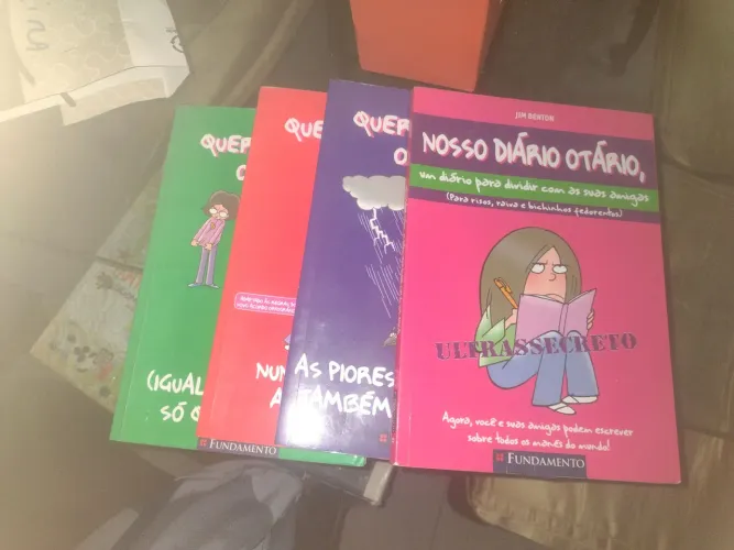 Livro Diário Otario Jim Benton (4 livros)