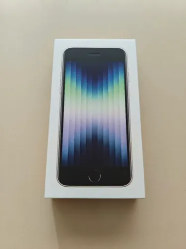 Apple iPhone SE 3 geração 128gb Branco Estelar Anatel Lacrado