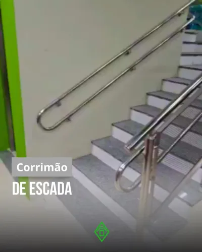 CORRIMÃO EM AÇO INOX 304